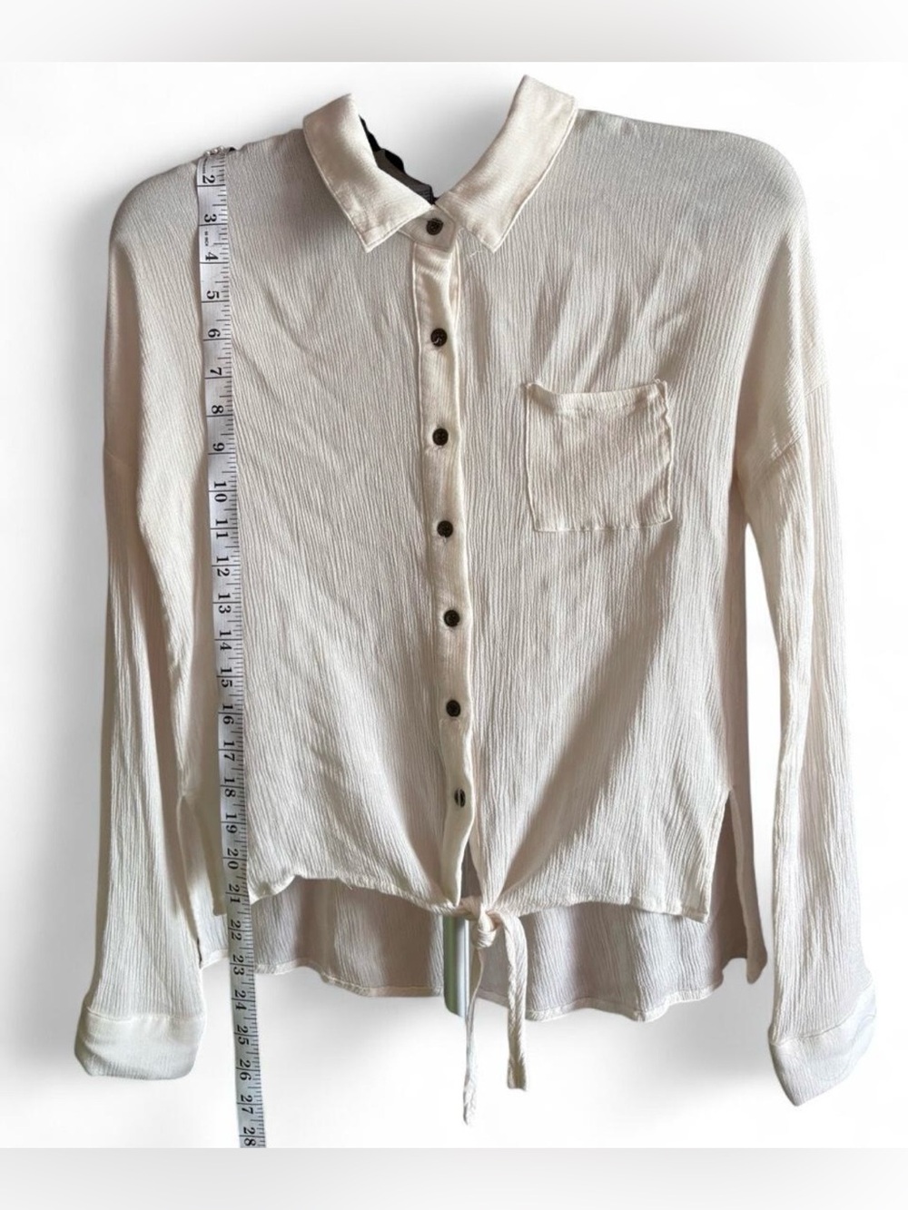 Full Tilt white Lightweight Rayon Top
